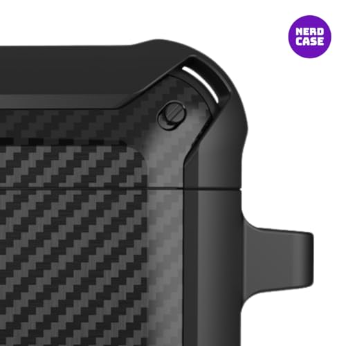 NERDCASE, Case, Capa, Capinha Resistente Shockproof, Silicone Preto, Compatível com AirPods Pro