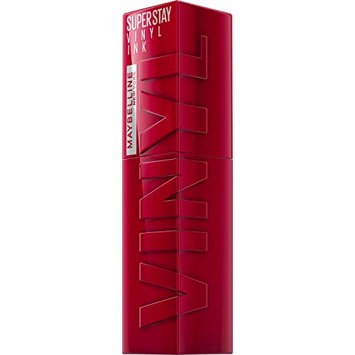 Maybelline New York - Rouge à Lèvres Liquide - Effet Vinyl Brillant - Longue Tenue - SuperStay Vinyl Ink - Teinte : Royal (55)