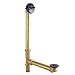 Kingston Brass DTL1160MB Made to Match Clawfoot Tub Drain, 20-5/8"~ 18-1/16" (L) x 3-3/16" (W) x 12"~11-1/8" (H), Matte Black
