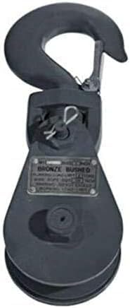 Secure Tow SBH-8-15T, 15 Ton Snatch Block, 8" Sheave Wheel for Tow Truck, Wrecker, Crane, Rigging