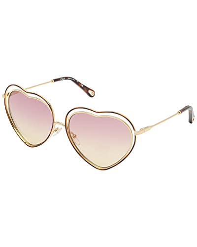 Chloe Ce131s, Lunettes de Soleil Femme, Havana/Rose Honey, Standard