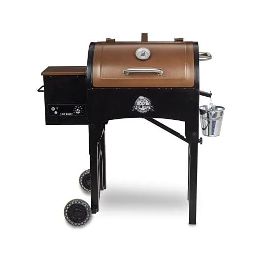 Pit Boss Portable Tailgate/Camp With Foldable Legs Pellet Grill, Tan (340 sq. in.)