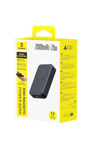 Acaba sin batería con Baseus 20000mAh banco magnético mini 3