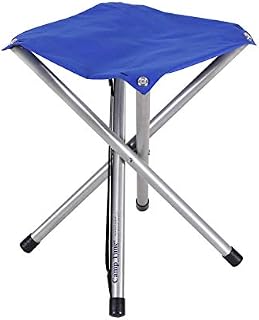 Camp Time Jumbo Stool, Chair Height Sitting Comfort, 300 Pound Capacity, Elegant Folding