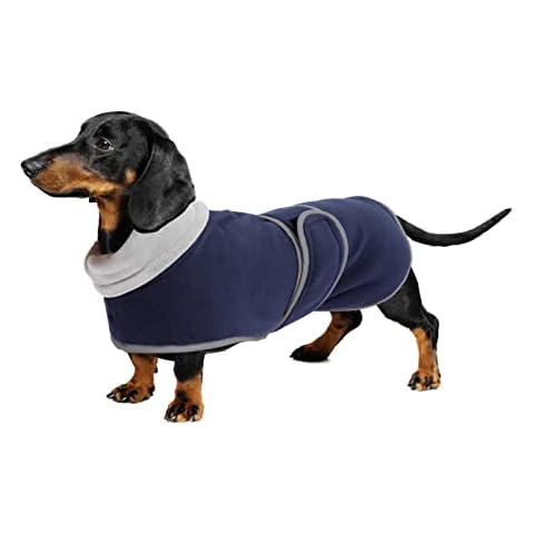 Warm Thermal Dachshund Coat with Fleece Lining Cover