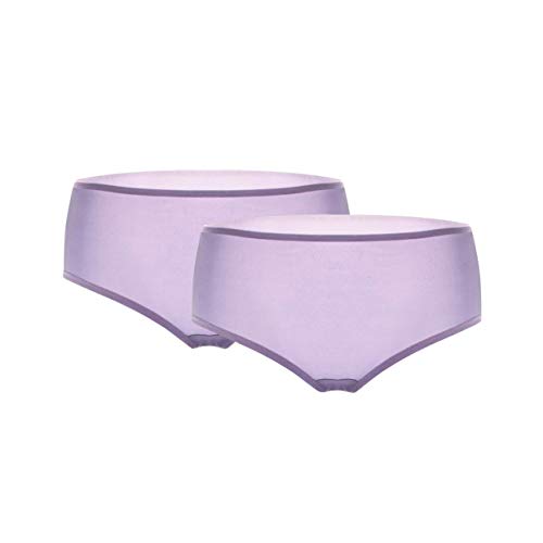 SilRiver Women’s 100% Silk Panties, Hip Brief (2 Pieces Pack), Super Breathable and Comfortable, Recommend for Sensitive Skin (Small, Purple)