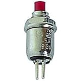 PEREL - R1381 Drucktaster AUS-(EIN), Rot 145205