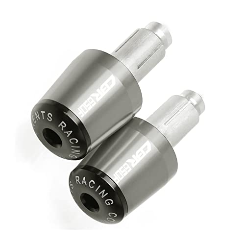 Guidon Moto CNC 22mm Poignée Embouts de Barre pour Honda CBR650F CB650F 2015 2016 Gris