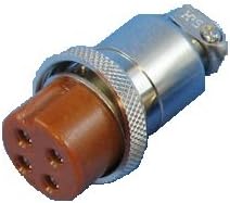 Hirose HS16P-4 4-pin Female In-line Brown connector plug