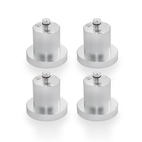 Image of Rivian Jack Pucks, Aluminum Jack Pad Adapter 4 Pack, Compatible with Rivian R1T R1S, Floor Jack Lift Point Pad Protectors