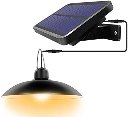 Pendentif solaire vintage extérieur IP65 pour éclairer un abri sans électricité