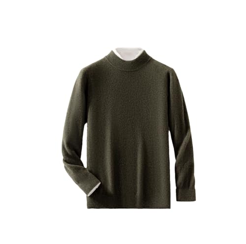 Men's 100 Percent Wool Sweater Winter Casual Long Sleeve Knit Pullovers