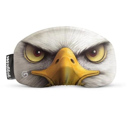 GOGGLESOC Original Goggle Soc Cover - Stretch Microfiber Artistic Design Scratch Protection Universal Fit - Ski Snowboard Freedom One Size