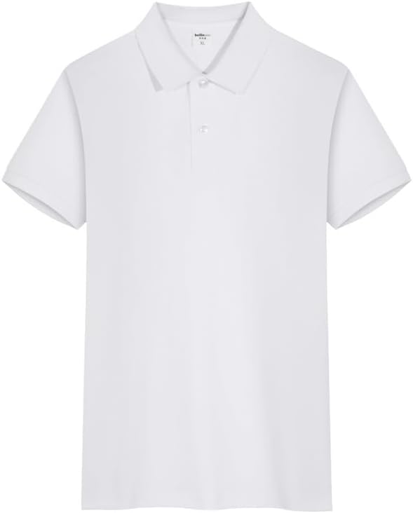 Nanaco Men's Polo Shirts Summer Short Sleeve Cotton Business Shirt