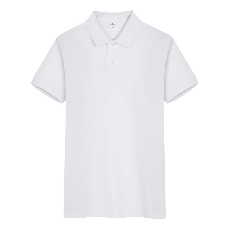 Nanaco Men's Polo Shirts Summer Short Sleeve Cotton Business Shirt