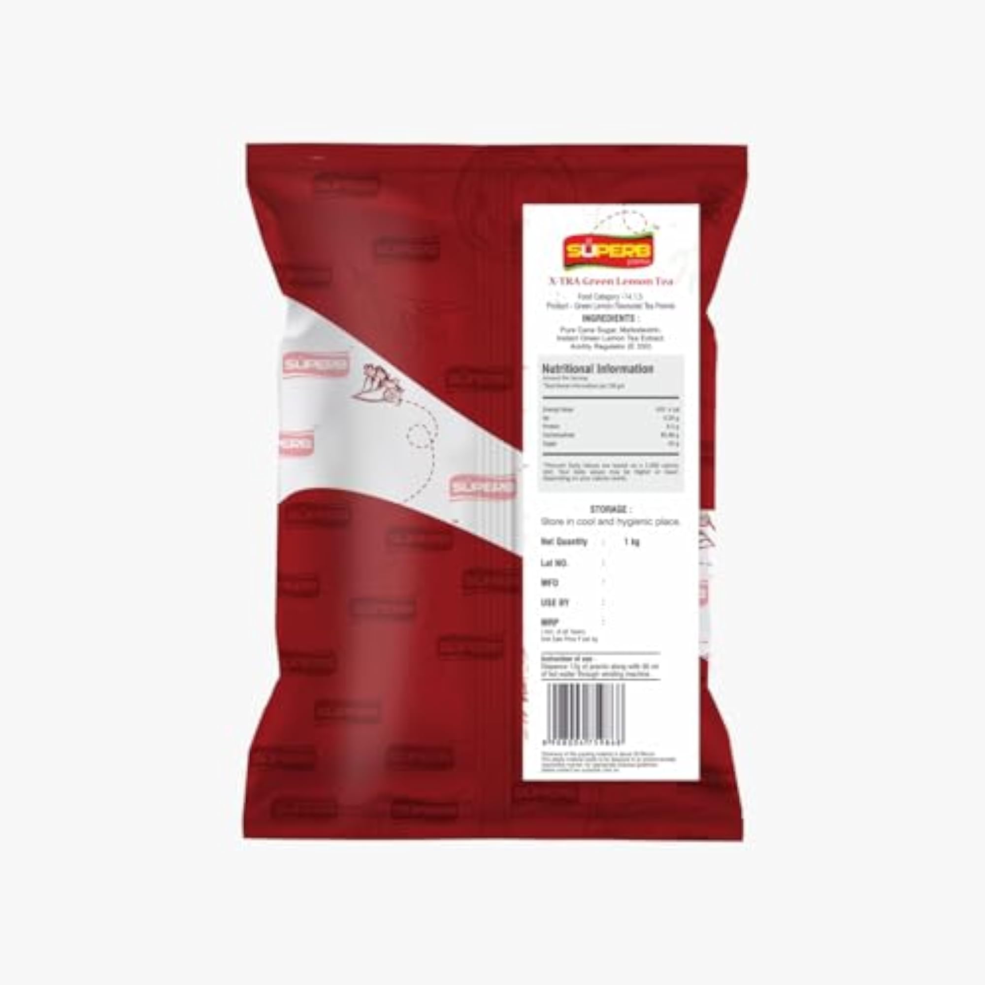 Green Lemon Tea Premix Instant Tea Powder 1KG