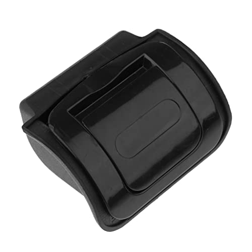 Newmind Bolsa de viagem de plástico preta para mala, alça de cinto, fivela com gancho