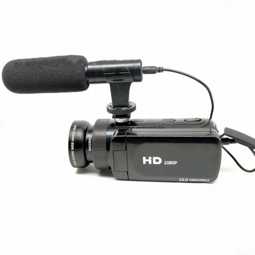 Caméscope zoom numérique 16x avec support trépied pour vidéo stable