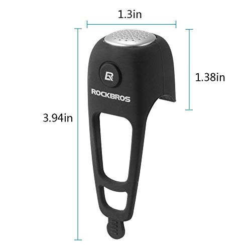 image for Wowkiki Loud Bike Horn，100db Electric Bicycle Bell with 3 Types of S