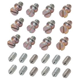 Jackson 30SBPKG Panic Shoulder Bolt and Set Screw Package for Mounting Jackson 10 Series and 20 Series Exit Devices to Aluminum Storefront Doors - pack of 12