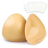 ORGOT Klebe BH Einlagen, Doppelseitige Klebende Push-Up Einlagen, Wiederverwendbare Bikini-Einlagen, Klebe-BH Pads für Badeanzüge Sport-BHS Bikini