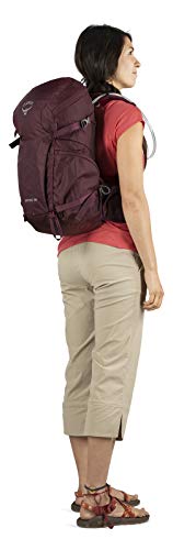 Osprey Skimmer 28 Women's Hiking Hydration Backpack, Plum Red