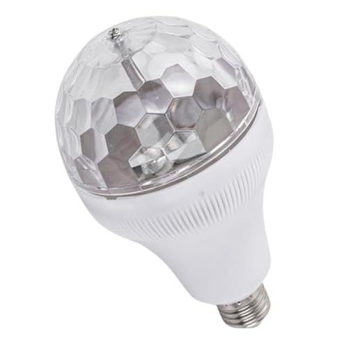 Angoily Rotating Disco Light Bulb Changing Activated RGB Stage Light for Parties Ktv and Home Decor for Birthday Halloween and Christmas Celebrations