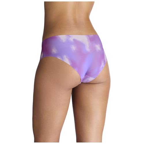 Under Armour Women's Ua Pure Stretch Noshow Hipster-Print 3pk,Transparent2