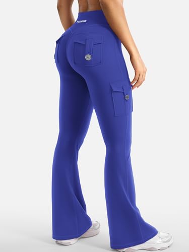 Image of YEOREO CoreFlex Women Workout Flare Leggings