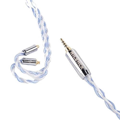 Cable 6N Silver Plated OCC Earphone Upgrade Wire miniatura 4