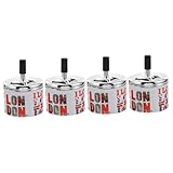 Photo Gallery jecompris 4 pezzi posacenere con coperchio girevole portatile light strenne nogrey project moderno retrò casa regali souvenir dal unito posacenere con spegnimento automatico metallo Photo Gallery jecompris 4 pezzi posacenere con coperchio girevole portatile light strenne nogrey project moderno retrò casa regali souvenir dal unito posacenere con spegnimento automatico metallo