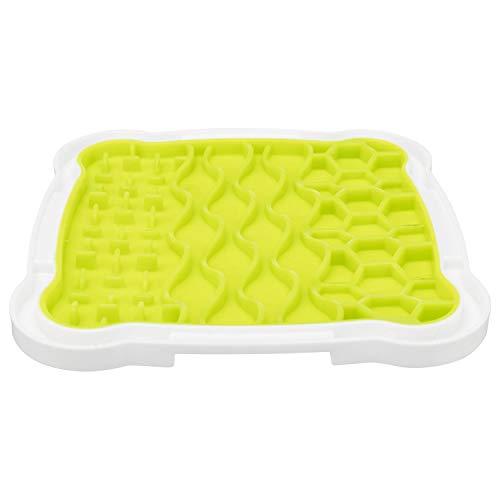 Trixie Lick'n Snack Licking Plate, Slow Feeder, Dogs and Cats Lick Mat Green, Medium - Image 3