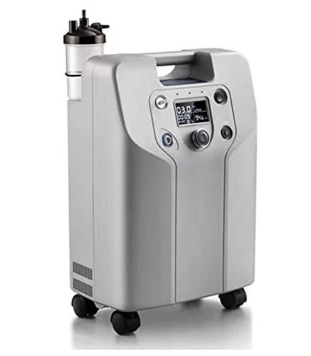 Preisvergleich Produktbild ADZHY Medical Oxygen Generator Concentrator, Einstellbar 93%-96% Oxygen Oxygen Generator Concentrator mit 360° Universalrad für die Häusliche und Krankenhauspflege. Druckwechseladsorption (PSA),VE3