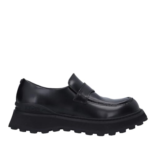 Mocassini Cult Nero chaussure basse en cuir noir pour homme tendance
