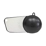 Extreme Max 3006.6987 Beschichteter Pfannkuchen-Downrigger, Gewicht – 4,5 kg mit silberfarbenem Blitz