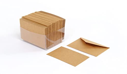 Enveloppe+carte 100 pièces Havane F.TO 4 pour vos courriers