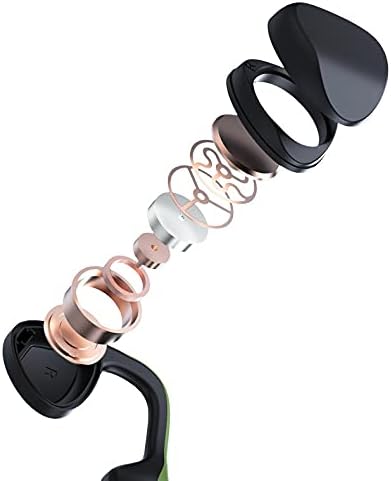 Exploded view of WearTek X19 Bone Conduction Headphones components