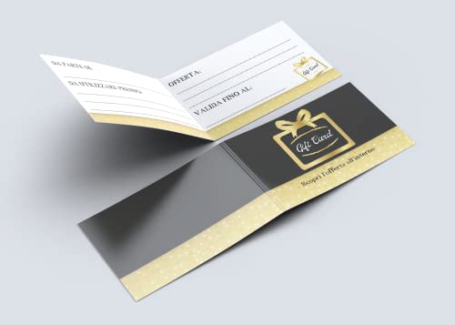 Cupones de regalo plegables que se pueden utilizar como tarjeta de regalo, cupón, cupón, boleto de oferta y descuento, tarjetas de regalo para tiendas, esteticista, peluquería, centro de masajes