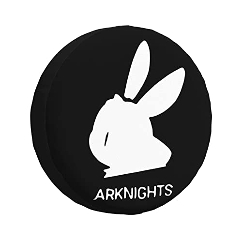 アークナイツ ウサギ柄 ジムニー スペアタイヤカバー タイヤカバー 保護カバー 保護 カバー 4WD 純正サイズ カー用品 防紫外線 スペアタイヤカバー ジムニー タイヤカバー 完全防水 タイヤ カバー 背面 保管 防水生地 15 inch