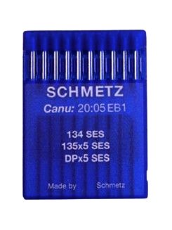 Schmetz przemysłowe igły do maszyn do szycia: 134 SES kulkowy punkt/dżersej - 130/21 (pudełko 100) - kup 2 GET 3. ZA DARMO! Gwint igłowy (3 pudełka w cenie 2)