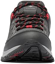 Columbia Men's Granite Trail Waterproof, Shark/Mountain Red, 7.5 | Image 2