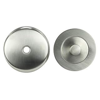 Danco Universal Lift and Turn Bath Drain Trim Kit with Overflow, Brushed Nickel, 89239