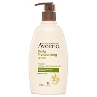 Aveeno Daily Moisturising Non-Greasy Fragrance Free Body Lotion 48-Hour Hydration Soothe Normal Dry Sensitive Skin 354mL