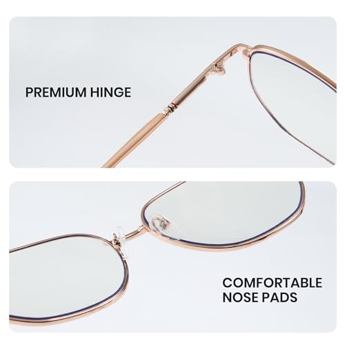Image of Cyxus Photochromic Blue Light Glasses for Men Women Computer Glasses UV Protection Glasses 8261