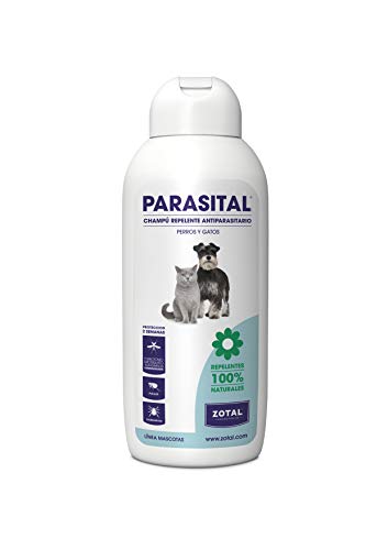 Zotal Parasital Champú Antiparasitario para Perro y Gato, 400 Ml
