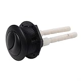 Photo Gallery bulevisiter pulsante per wc da 38 mm, doppio scarico, ricambio per risparmio idrico, attuatore per serbatoio in plastica nera, compatibile con 38-45 mm Photo Gallery bulevisiter pulsante per wc da 38 mm, doppio scarico, ricambio per risparmio idrico, attuatore per serbatoio in plastica nera, compatibile con 38-45 mm