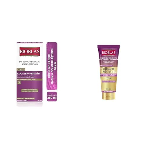 Bioblas Collagen&keratin Şampuan 360 Ml+Saç Şekillendirici Bakım Kremi 250 ml