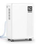 Aiusevo Aiusevo 30 Pint Dehumidifier for Basement, 2000 Sq. Ft Dehumidifiers for Home with Drain Hose, 3 Modes, Smart Humidity Control, 24H Timer, 0.52 Gal Water Tank, for Bedroom, Bathroom, RV