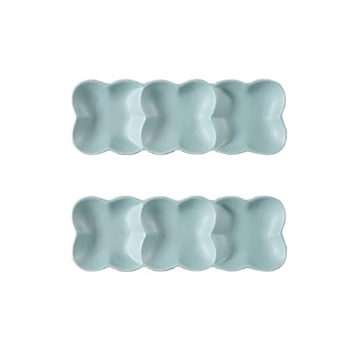 Doppa såsrätter Keramisk sås skål 3 fack sojasås aptitretare servering bricka rektangulära uppdelade sås rätter för restaurang kök ketchup sås eller kryddor Såsdoppskålar (Color : Blue)