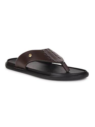 Image of Liberty Healers AVN-107 Black Casual Thong Slippers for Men